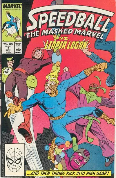 Speedball The Masked Marvel #3 (Direct Edition)
