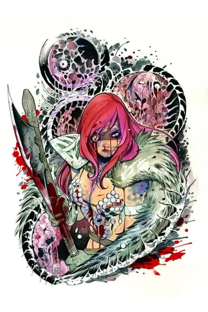 Die!Namite #1 (Peach Momoko Red Sonja Zombie Virgin LIMITED EDITION Variant)