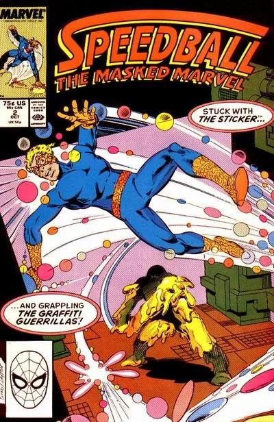 Speedball The Masked Marvel #2 (Direct Edition)