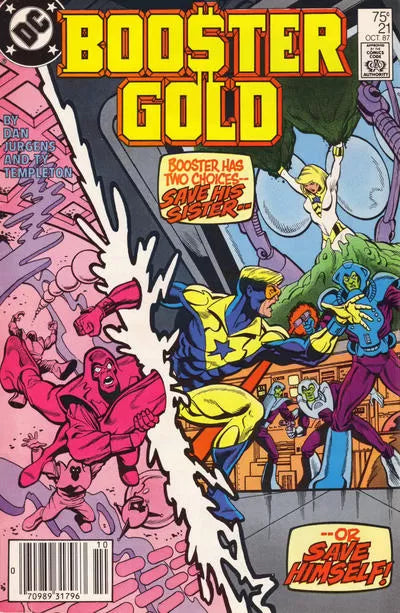 Booster Gold, Vol. 1 #21 (Newsstand Edition)
