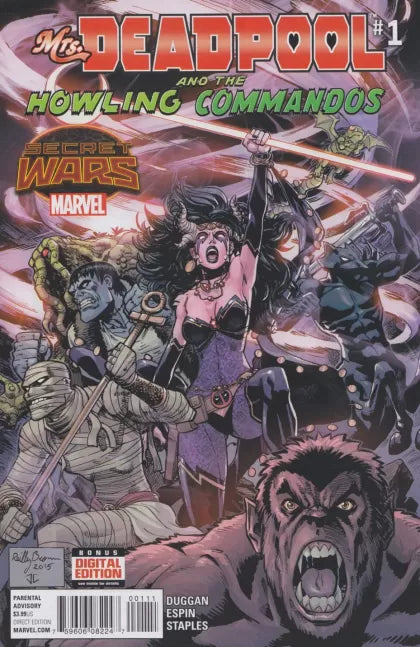 Mrs. Deadpool And The Howling Commandos #1 (Reilly Brown Cover)