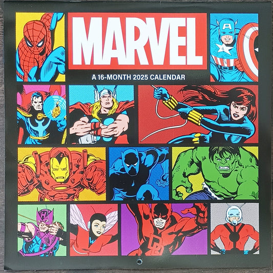 2025 Marvel calendar