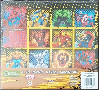 2010 Marvel Heroes calendar