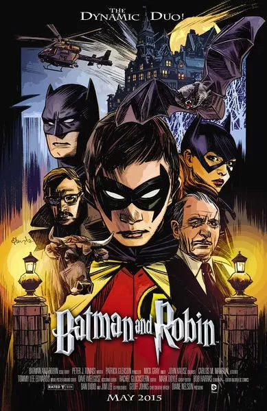 Batman and Robin, Vol. 2 #40 (Movie Poster Variant Cover)