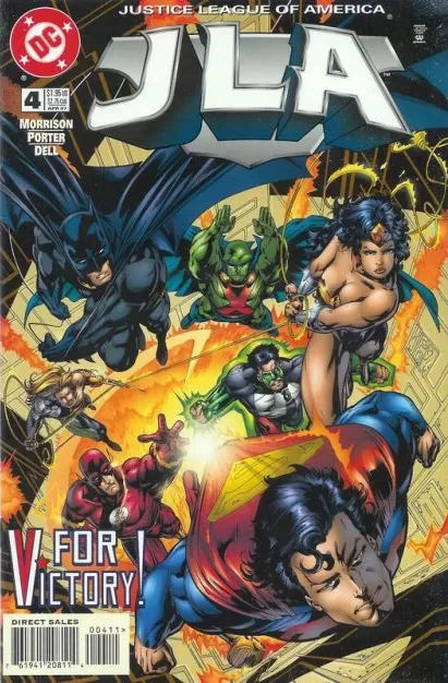 JLA #4 (Direct Edition)