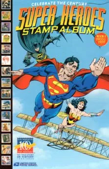 Super Heroes Stamp Album #1