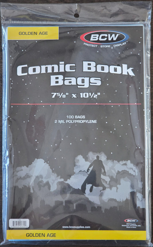Golden Age Comic Book Bags