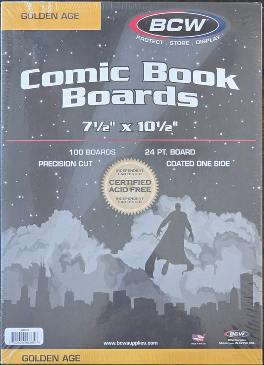 Golden Age Comic Book Boards