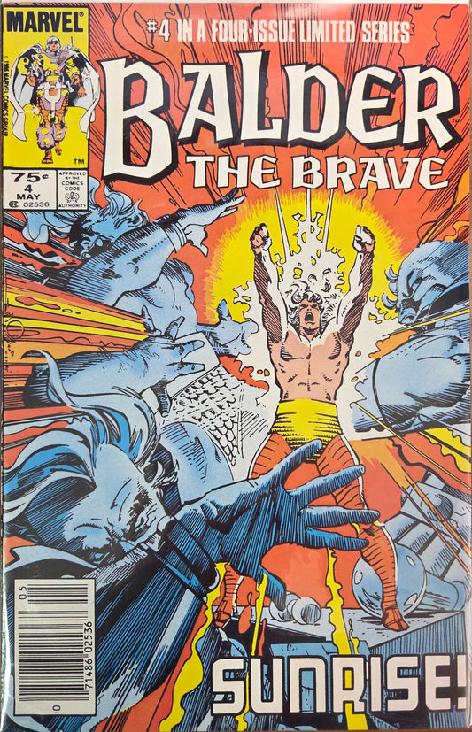 Balder The Brave #4 (Newsstand Edition)