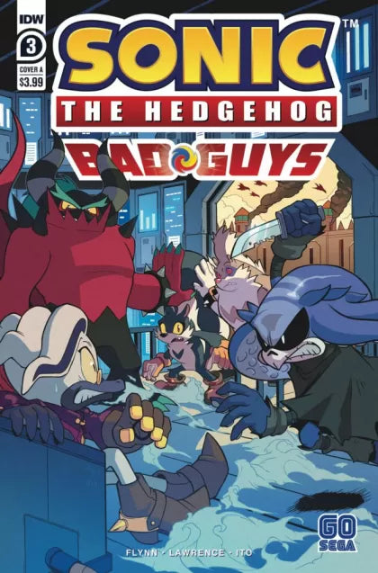 Sonic The Hedgehog: Bad Guys #3 (Aaron Hammerstrom Regular)