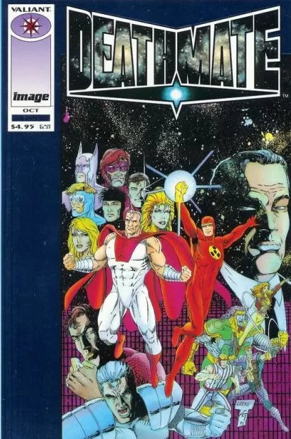 Deathmate #4 (Cvr A Blue Cover Var Leeke | Thibert)