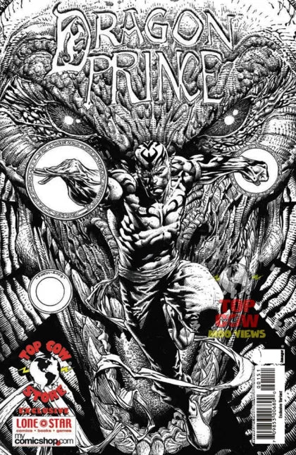 Dragon Prince #1 (David Finch Black & White Lone Star Comics Variant Cover)