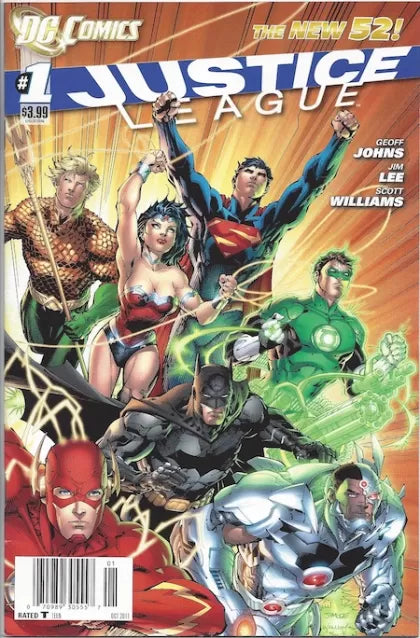 Justice League, Vol. 1 #1 (Jim Lee Regular Newsstand Cover)