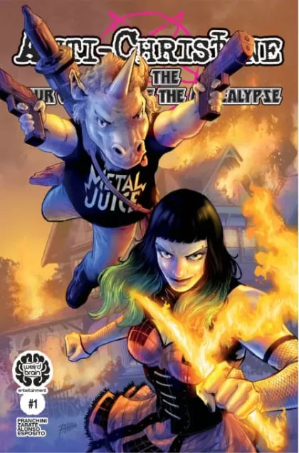 Anti-Christine And The Four Unicorns Of The Apocalypse #1 (Guillermo Fajardo Variant)