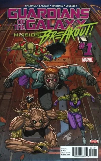 Guardians of the Galaxy: Mission Breakout #1 (Regular Ron Lim Cover)