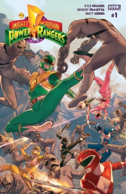 Mighty Morphin Power Rangers, Vol. 1 (Boom! Studios) #1 (Jamal Campbell Regular)