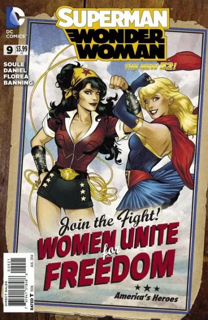Superman / Wonder Woman #9 (DC Bombshells variant)
