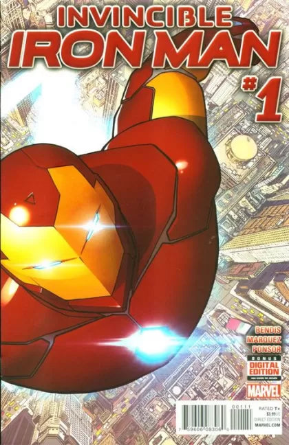 Invincible Iron Man, Vol. 2 #1 (David Marquez Regular)
