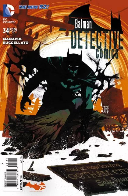 Detective Comics, Vol. 2 #34 (Francis Manapul Regular Cover)