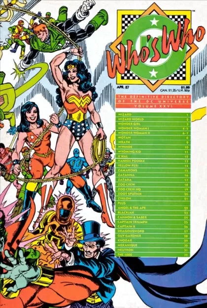 Who's Who: The Definitive Directory of the DC Universe #26 (Direct Edition)