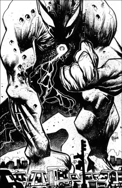 Skybound X #1 (James Harren B&W Virgin Variant)