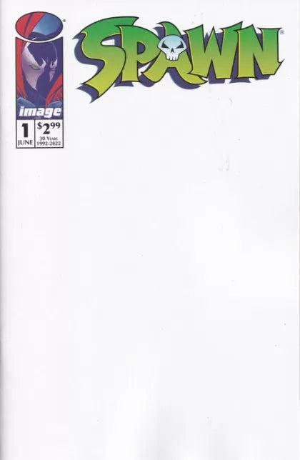 Spawn #1 (Blank 30th Anniversary Director's Cut Variant)