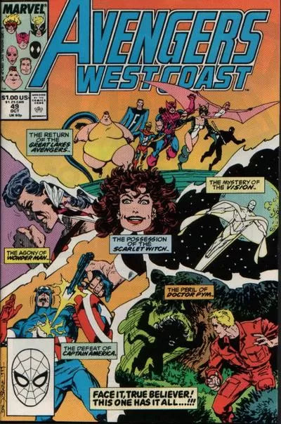 West Coast Avengers, Vol. 2 #49 (Direct Edition)