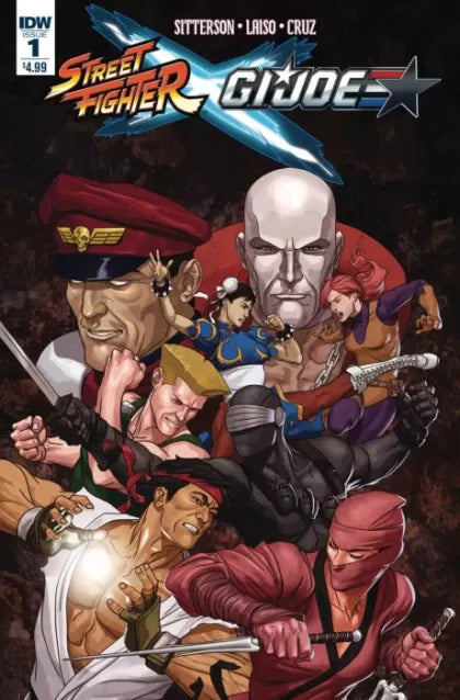 Street Fighter X G.I. Joe #1 (Regular Mike Choi Cover)