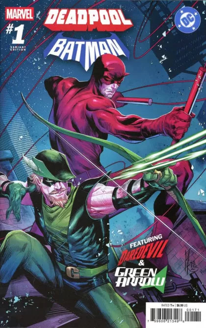 Marvel / DC: Deadpool / Batman #1 (Marco Checchetto Variant)