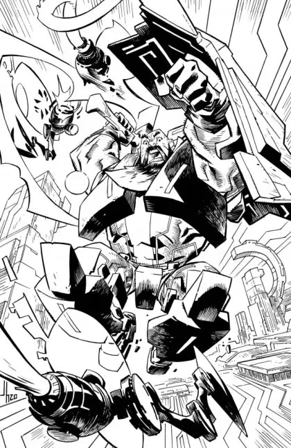 Skybound X #5 (Jason Howard B&W Variant 10 Copy)