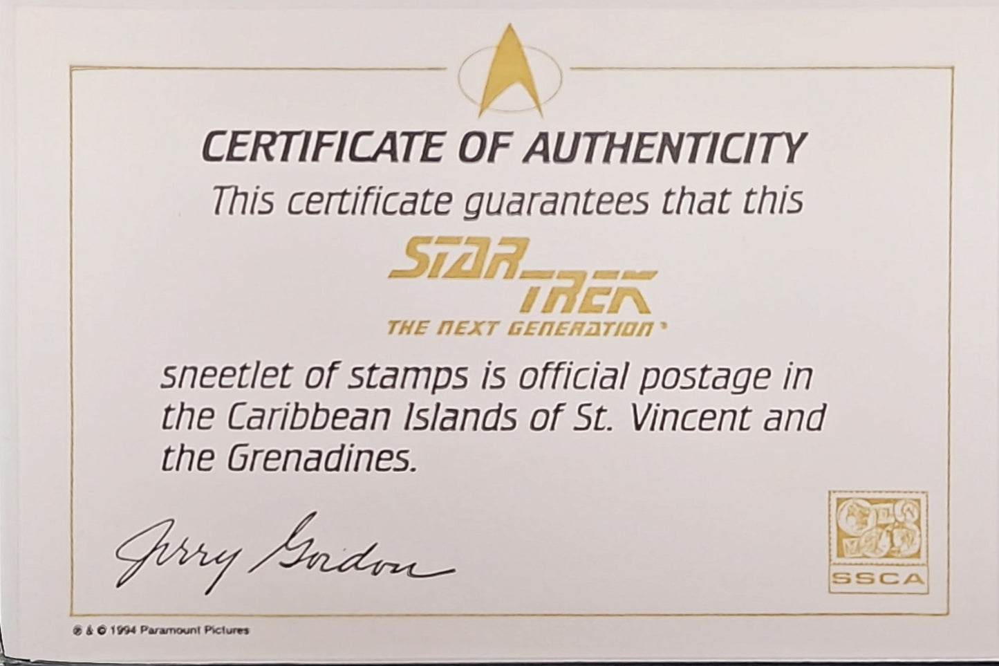 Star Trek - The Next Generation Stamp Collection