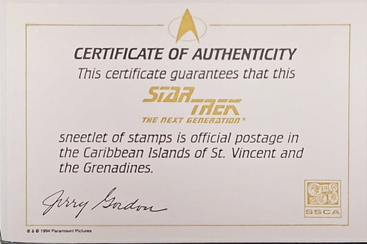 Star Trek - The Next Generation Stamp Collection