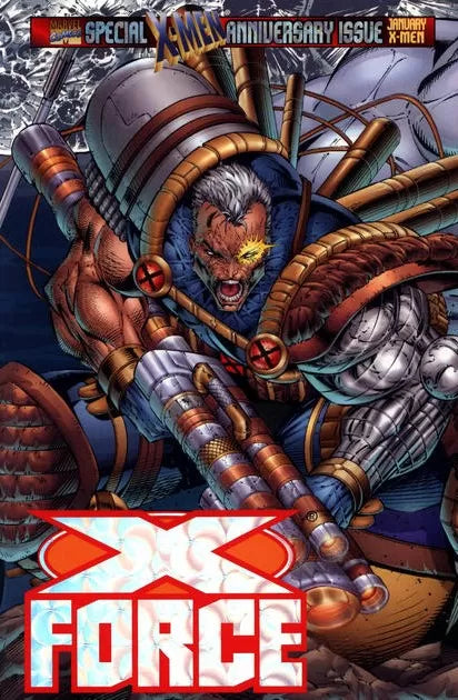 X-Force, Vol. 1 #50 (Liefeld Foil-Enhanced Edition)