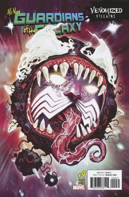 All-New Guardians of the Galaxy #9 (Variant Mike Del Mundo Venomized Ego The Living Planet Cover)