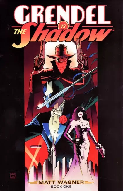 Grendel vs. The Shadow #1 (Matt Wagner Regular Cover)