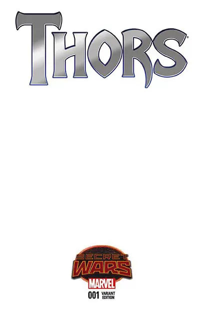 Thors #1 (Blank Variant Cover)