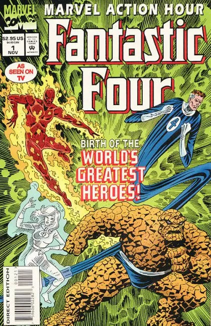 Marvel Action Hour featuring the Fantastic Four #1 (Sealed Edition (comes with acetate prints))