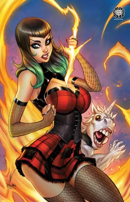 Anti-Christine And The Four Unicorns Of The Apocalypse #1 (Alé Garza & Ula Mos Variant (Ltd. 250))