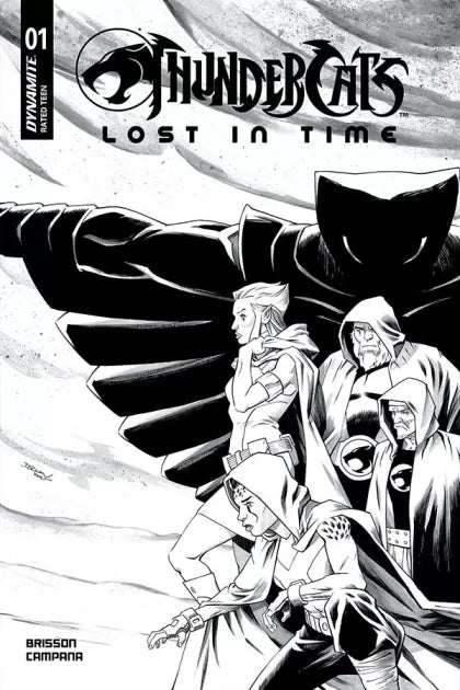 Thundercats: Lost in Time #1 (Declan Shalvey Blind Bag B&W Variant)