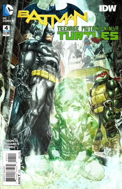 Batman / Teenage Mutant Ninja Turtles #4 (Regular Freddie E. Williams II Cover)