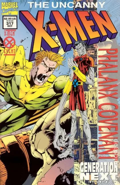 Uncanny X-Men, Vol. 1 #317 Direct Edition - (Holofoil) Enhanced Wraparound Cover