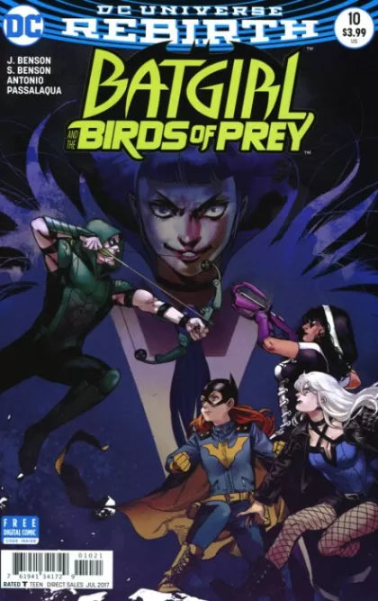 Batgirl And The Birds Of Prey #10 (Variant Cover)