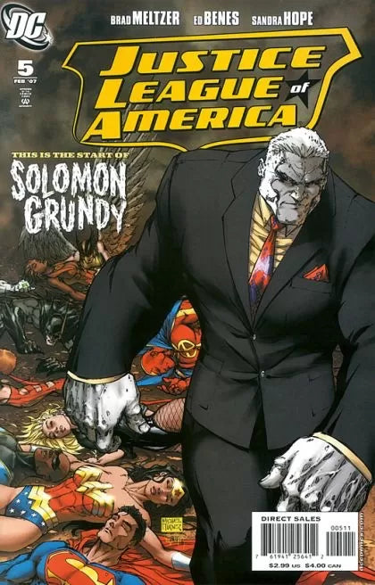 Justice League of America, Vol. 2 #5 (Michael Turner & Peter Steigerwald Variant Cover)